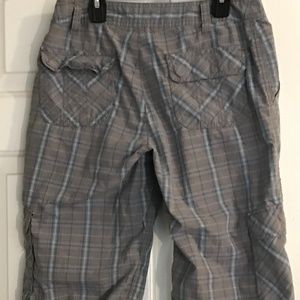 Life is Good Designer Long Shorts Plaid Sz 4